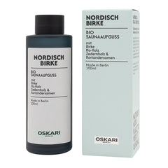 Oskari Bio Saunaaufguss Nordisch Birke 100 ml Flasche mit Schachtel