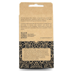 Green Tree Palo Santo Sticks Verpackung Rückseite