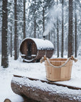 Sauna Eimer für Aufgüsse aus Holz