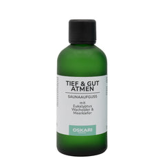 Oskari Bio-Saunaaufguss Tief und Gut Atmen 100 ml Flasche