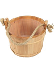 Sauna Eimer für Aufgüsse aus Holz