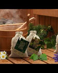 BREEZE Sauna Brew Set Kräutersud Aufguss Lavendel Birke Kamille Salbei Thymian Eukalyptus Fichte 7 Sorten